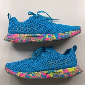 Nobull Neon Blue Swirl Mesh Runners